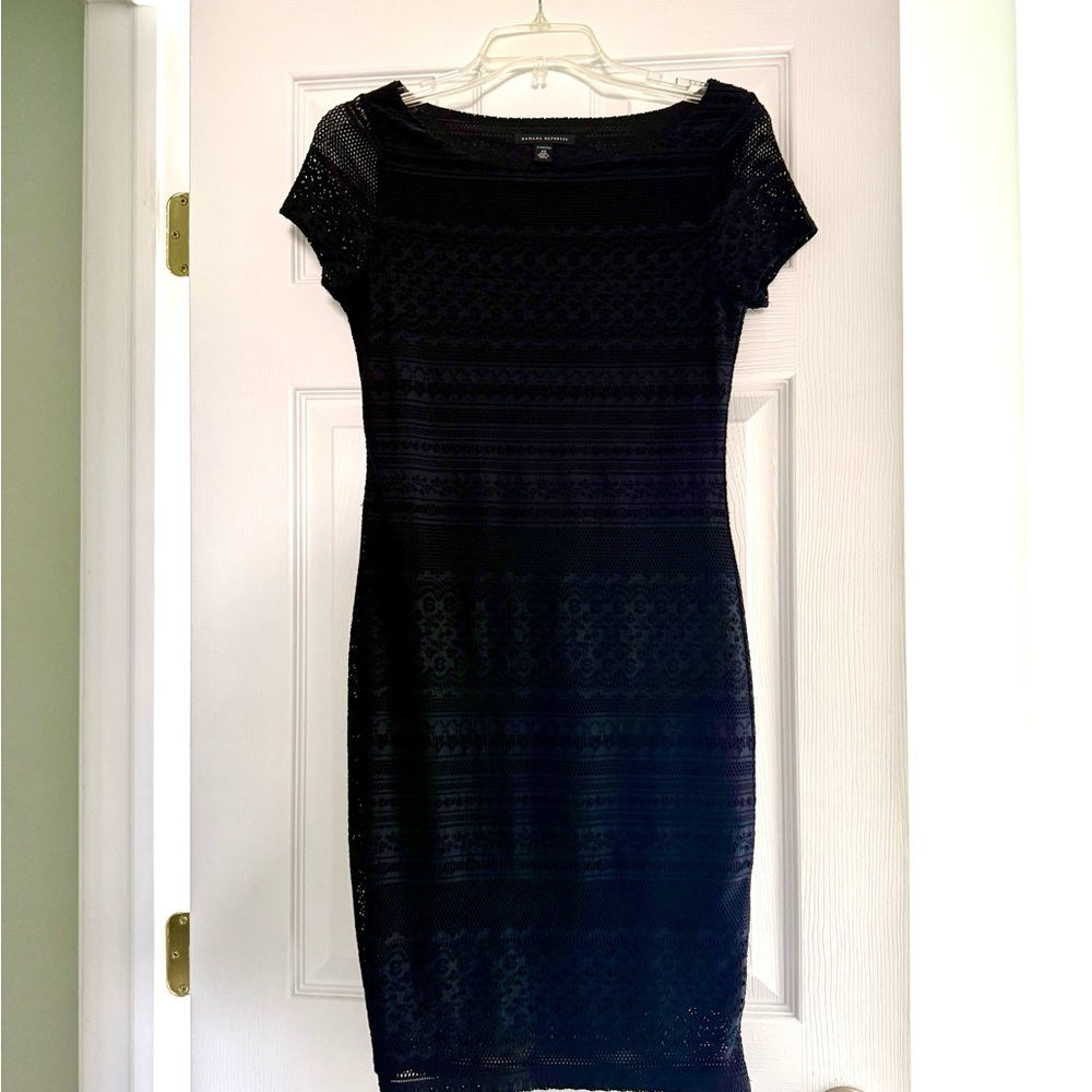 Banana Republic Navy Lace Dress